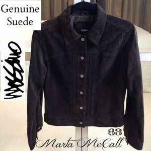 MOSSIMO GENIUNE SUEDE S JEANS STYLE JACKET